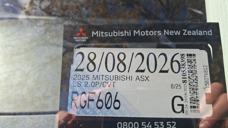 2025 Mitsubishi ASX 2.0P LS 2WD CVT image 3