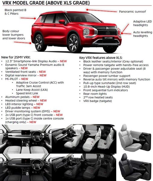 2025 Mitsubishi Outlander VRX 2WD - FACELIFT image 3
