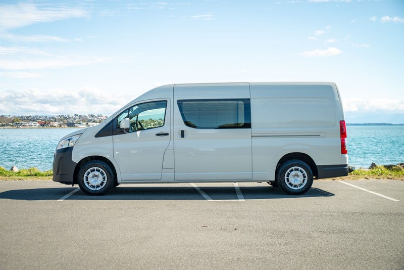 2025 Toyota Hiace ZX Panel Van with Cargo Barri... image 4