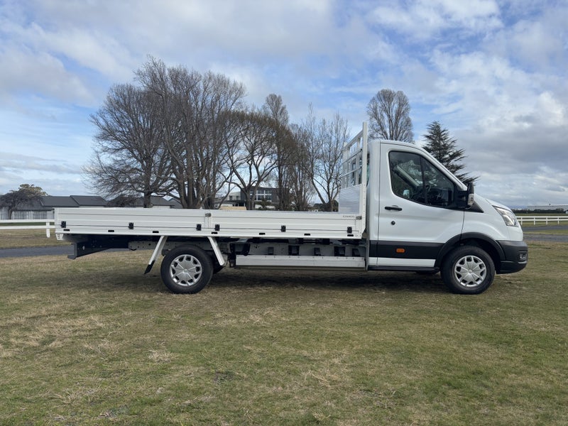 2026 Ford Transit CARGO 420E LWB CHASSIS CAB RW... image 2