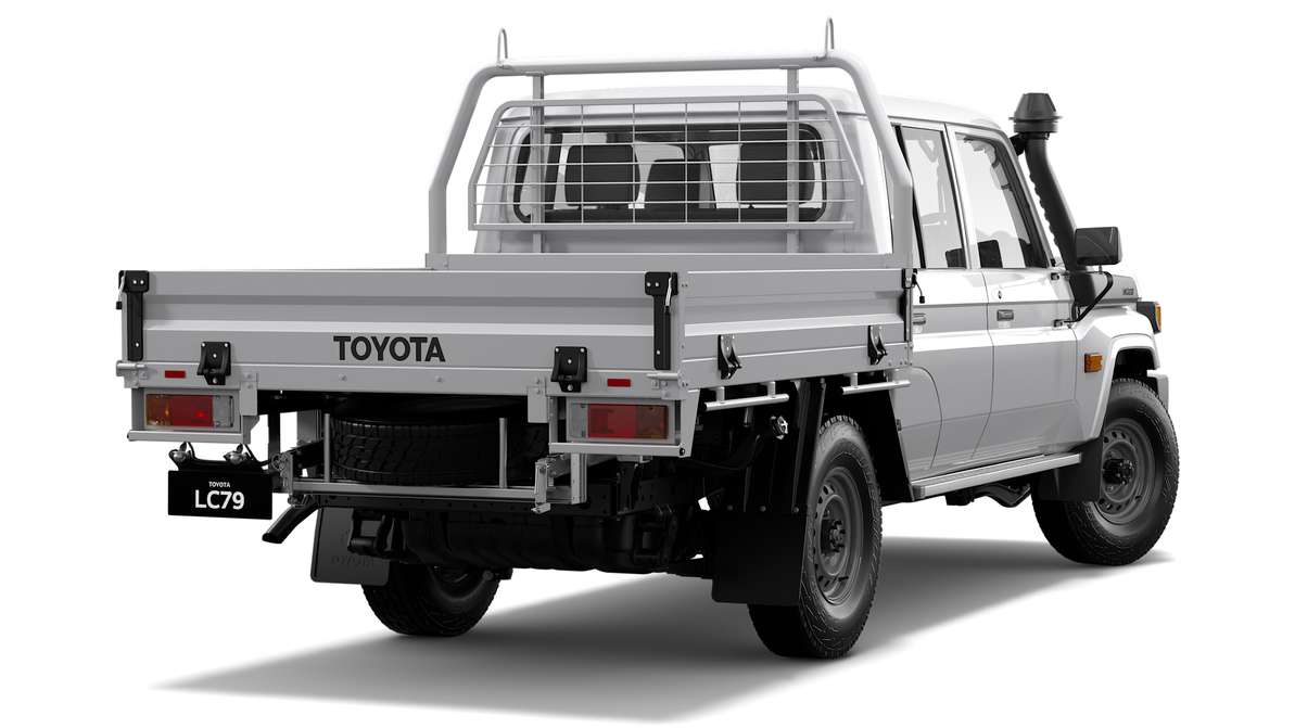 2025 Toyota LandCruiser 79 WorkMate Double-Cab Cab-Chassis Differential Locks option image 3