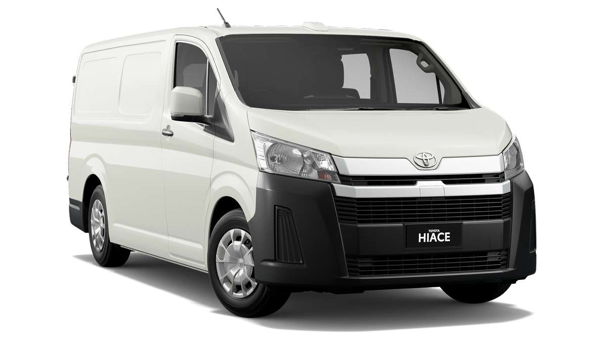 2024 Toyota HiAce Long Wheelbase Van 4 door option and rear barn doors image 1
