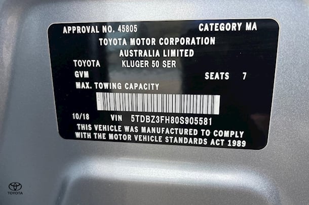 2018 Toyota Kluger GXL image 19