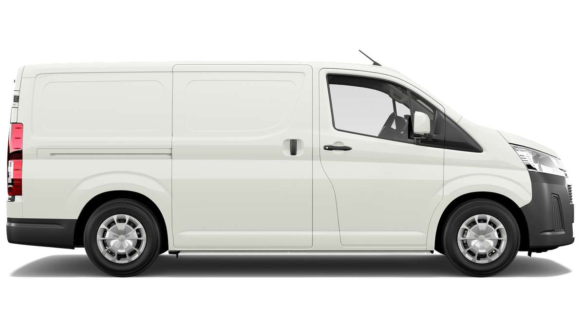 2024 Toyota HiAce Long Wheelbase Van Rear barn doors image 2