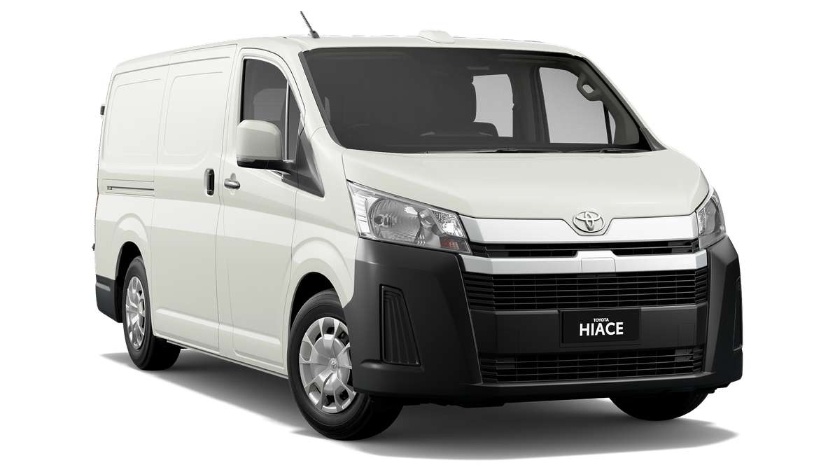 2024 Toyota HiAce Long Wheelbase Van Rear barn doors image 1