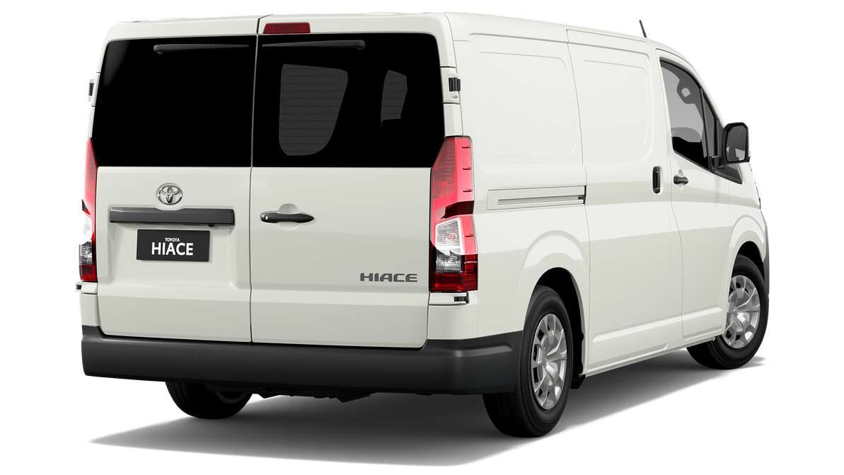 2024 Toyota HiAce Long Wheelbase Van Rear barn doors image 3