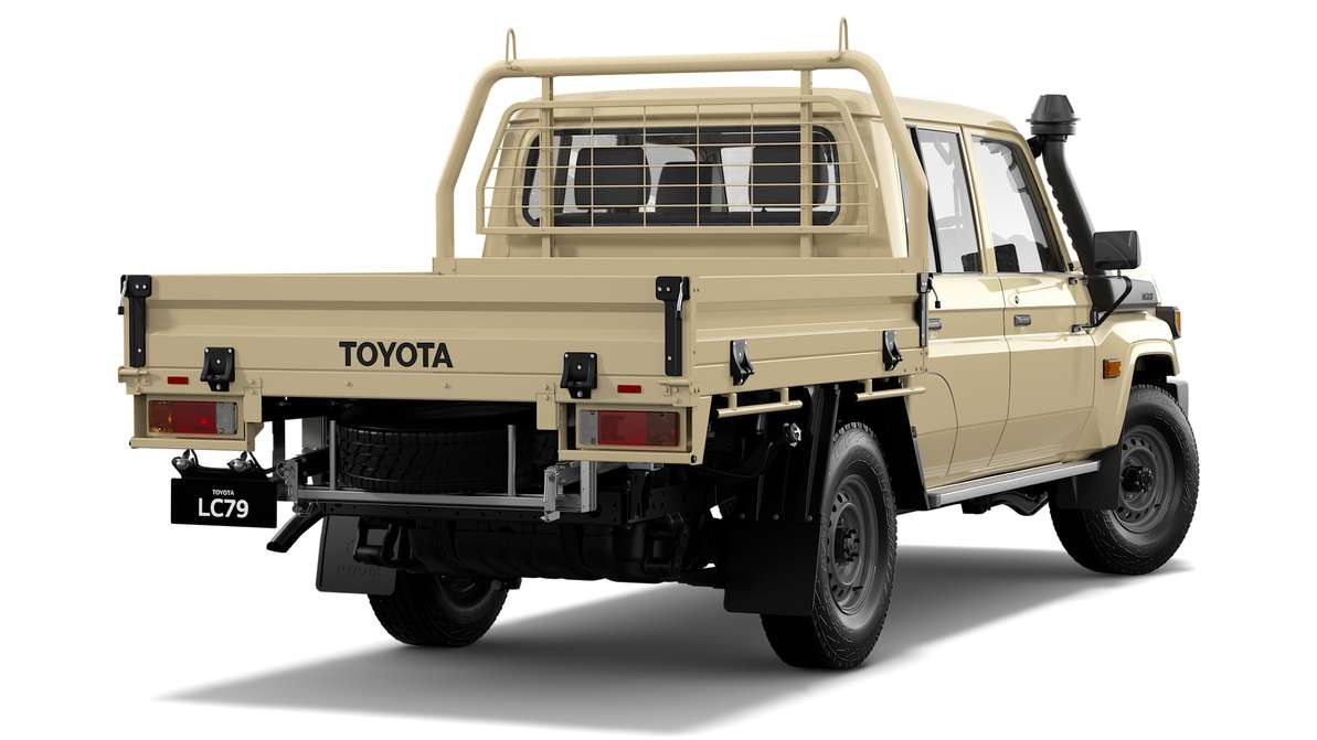 2025 Toyota LandCruiser 79 WorkMate Double-Cab Cab-Chassis Differential Locks option image 3
