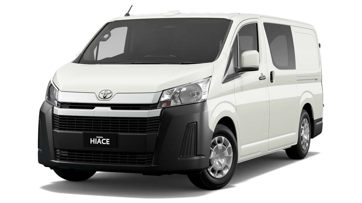 2024 Toyota HiAce Long Wheelbase Van Rear barn doors image 4