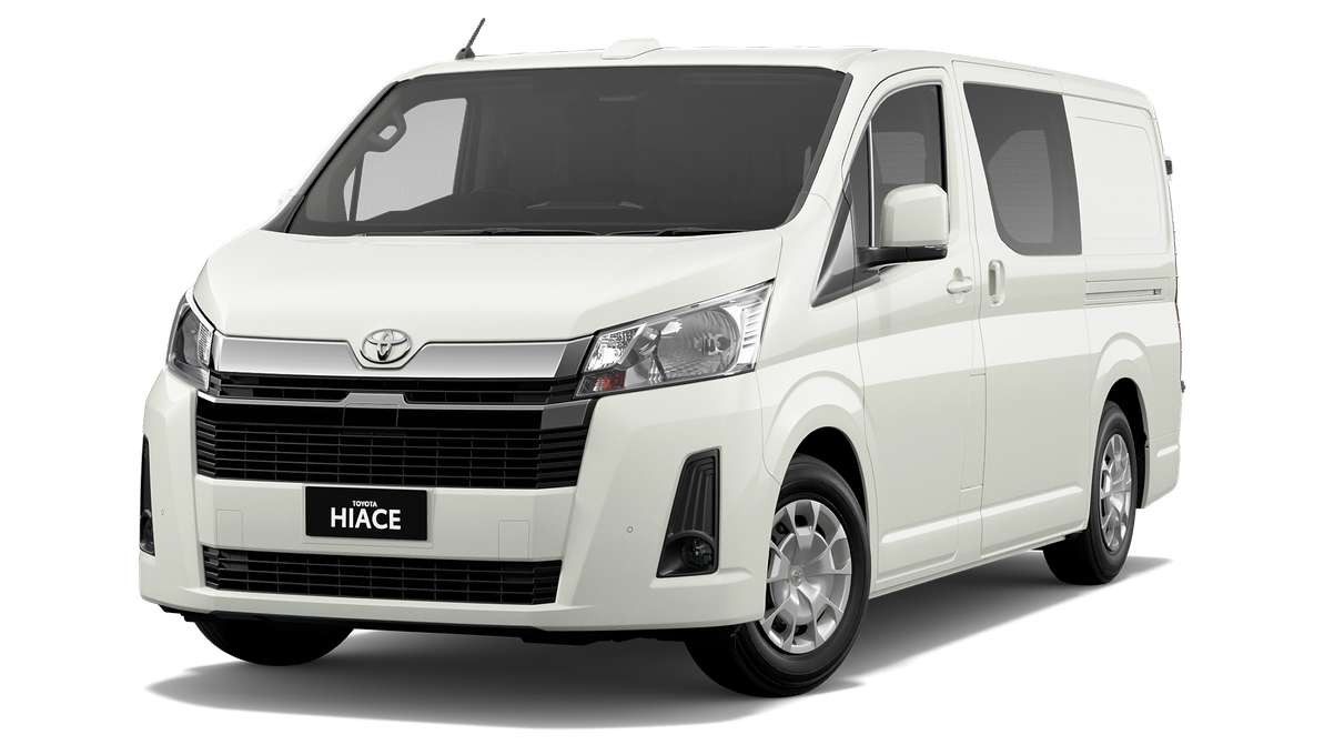 2024 Toyota HiAce Long Wheelbase Van Rear barn doors image 4