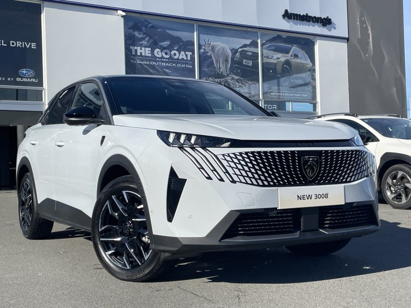 2025 Peugeot 3008 NZ NEW | GT HYBRID 1.2L/100KW