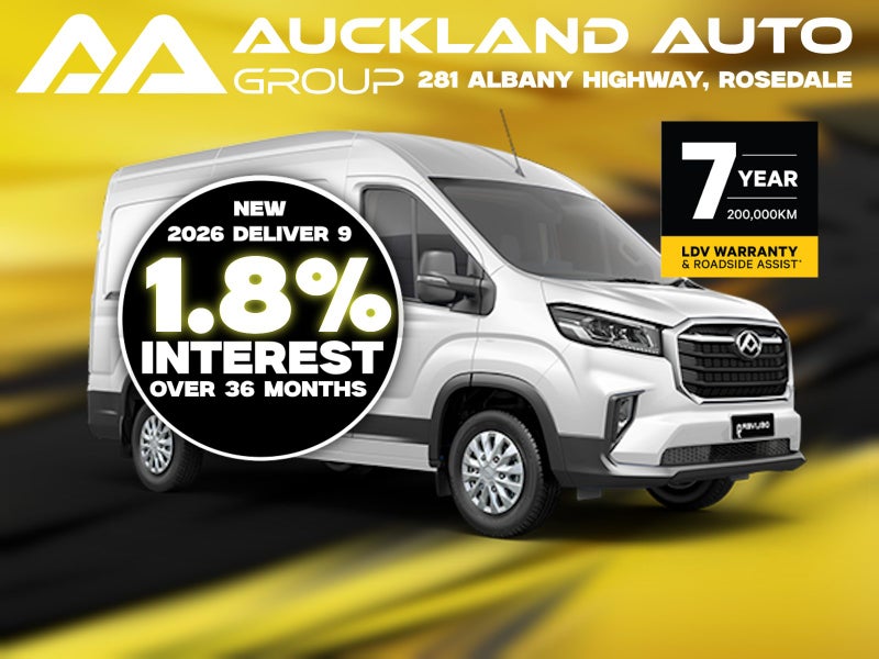 2026 LDV Deliver 9 Bigger Double-Door